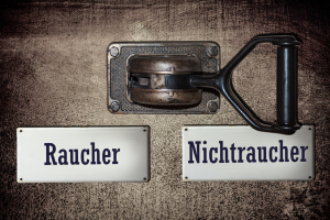 Hebel zum Nichtraucher